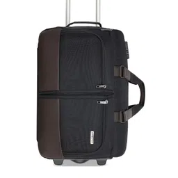 LAVIE SPORT Brown Soft Sided Medium Trolley Duffle Bag-image-15
