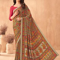 KALINI Floral Printed Saree-image-88