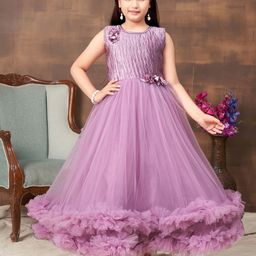 BAESD Embellished Net Maxi Dress-image-19