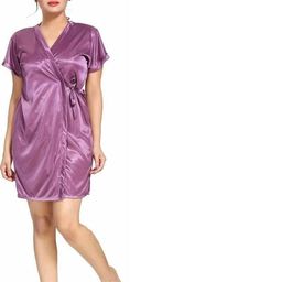 GuSo Shopee Women Purple Nylon Baby Dolls-picture-20