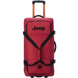 Jeep Colourblocked Soft Medium-Duffle Trolley Bag-39