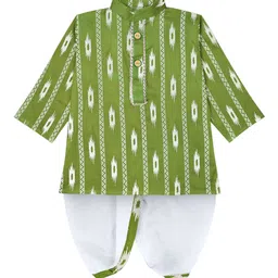 BAESD Boys Ethnic Motifs Printed Regular Kurta with Dhoti Pants-78
