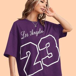 Christy World Typography Printed Round Neck Drop Shoulder Oversized T-shirt-picture-12