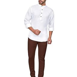 EdinWolf Mandarin Collar Cotton Slim Fit Straight Kurta-image-42