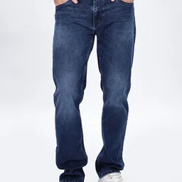 THREE DAYS Men Regular Fit Mid-Rise Light Fade Stretchable Jeans-image-34