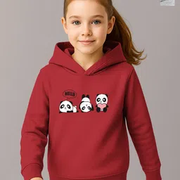 HELLCAT Girls Pack Of 2 Graphic Printed Hooded Sweatshirt-picture-3