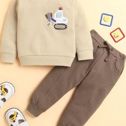 MeeMee Boys Printed Sweatshirt With Joggers-picture-49