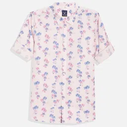Allen Solly Junior Boys Spread Collar Conversational Printed Cotton Casual Shirt-picture-2