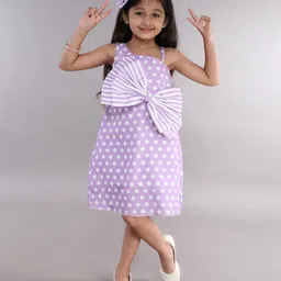 Pink Chick Polka Dot Print One Shoulder A-Line Dress-image-78