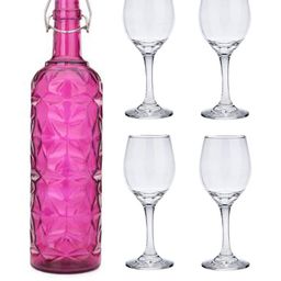 SOMIL Pink Glass Airtight Can Bottle-picture-38