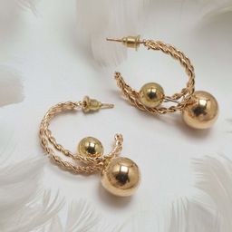 Maansh Contemporary Half Hoop Earrings-image-69
