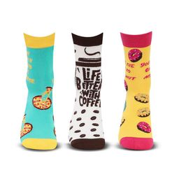 Bonjour Women Foodie Patterned Calf Length Socks-image-8