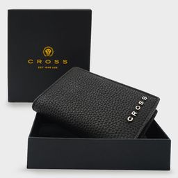 Cross Men Abstract Textured Leather Two Fold Wallet-9