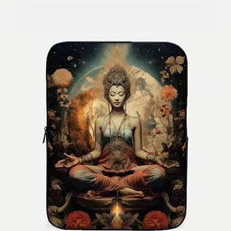 THREADCURRY Unisex Printed Laptop Sleeve-57