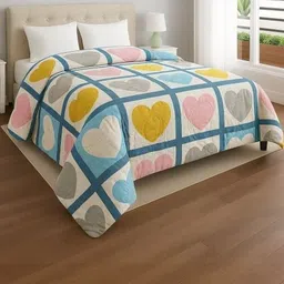 Dollar Multi Microfibre Cotton 120 GSM Double Bed Blankets-picture-15