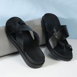 Teakwood Leathers Men Leather Comfort Sandals-picture-6
