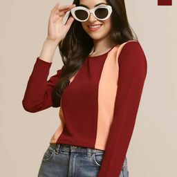 Mast & Harbour Women Pack Of 2 Puff Sleeves Solid Top-image-40