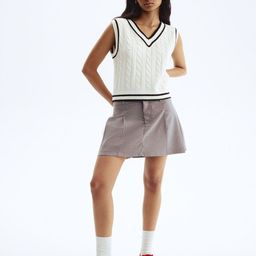 H&M Cable-Knit Sweater Vest-image-54