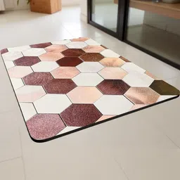 IVAZA Anti slip, bath door mats for home, 550 gsm, bath mat 40x60-image-65