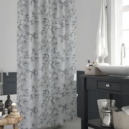 ArtzFolio Black & White Printed Water Proof Shower Curtain-image-72