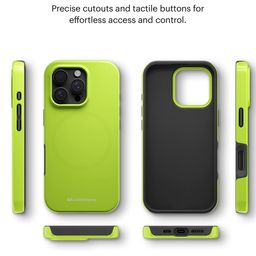 DailyObjects Solid Enamel Bumper MagSafe iPhone 16 Pro Max Back Case image 3