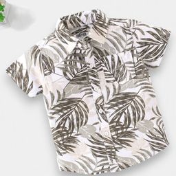 BAESD Boys Classic Floral Opaque Printed Formal Shirt-image-94