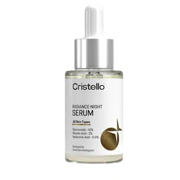 Cristello Radiance Night Serum With 10% Niacinamide 2% Glycolic 0.2% HA - 30 ml-2
