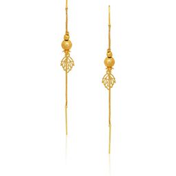 Raj And Deb Gold-Plated Drop Earrings-image-75