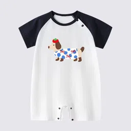 StyleCast x Revolte Infant Boys Printed Cotton Round Neck Rompers-51