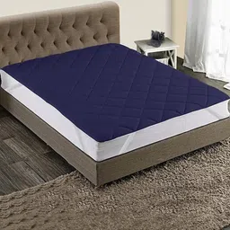 Doristyle Blue Stretchable & Water Resistant Mattress Protector-picture-29
