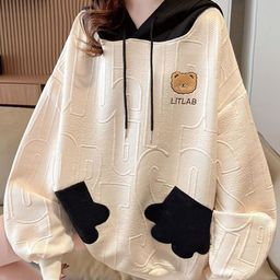 StyleCast x Revolte Women Colourblocked Hooded Oversized Sweatshirt-picture-47