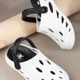Kook N Keech Men White EVA Clogs-picture-26