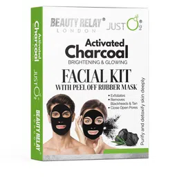 BeautyRelay London Activated Charcoal Facial Kit With Peel Off Rubber Mask 59g-11