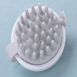Kuber Industries Scalp Massager Brush For Dandruff - White-19