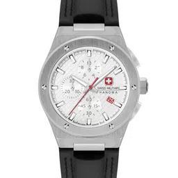 SWISS MILITARY HANOWA Men Printed Dial & Leather Straps Analogue Chronograph Watch SMWGC2101701-picture-11