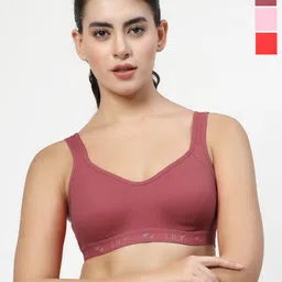LILY Pack Of 3 Full Coverage Workout Bra-25