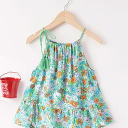 Ed-a-Mamma Floral Print Shoulder Straps A-Line Top-image-90