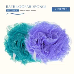 CareDone Set Of 2 Large Bath Loofah Sponge Scrubber Exfoliator-42
