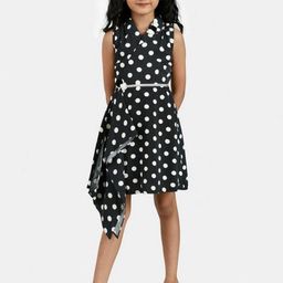 Peppermint Black Chiffon Dress-image-68