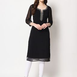 ARDITA Embroidered Straight Kurta-picture-34