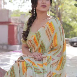 KALINI Poly Chiffon Saree-picture-19