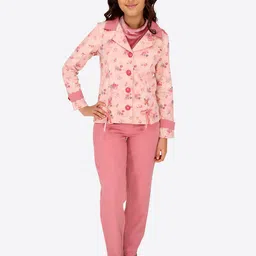CUTECUMBER Girls Printed Coat with Trousers-image-99