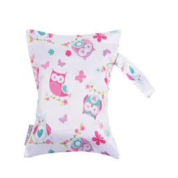 Polka Tots Kids Owl Printed Waterproof Diaper Bag-image-30