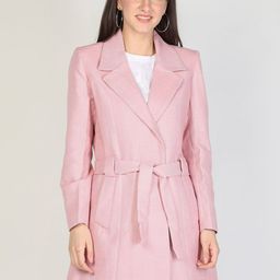 The Roadster Lifestyle Co Women Striped Notched Lapel Single Breasted Overcoat-image-72