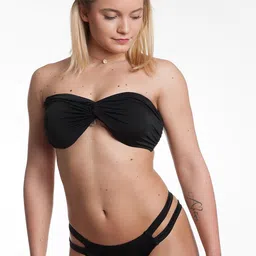 VAGHBHATT Strappy Hot Bow Thong Brazilian 2-Pcs Bikini Set-image-37