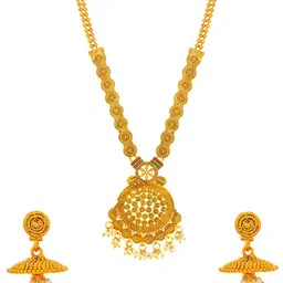 Sukkhi Gold-Plated Beaded Jewellery Set-image-45