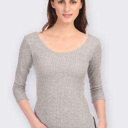 NEVA Women Striped Cotton Thermal Tops-image-51