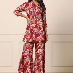 BAESD Floral Printed High Quality Tunic With Palazzos-picture-2