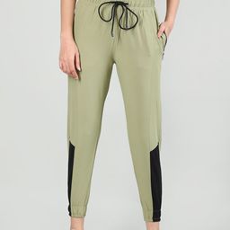 CHKOKKO Women Colorblocked Sports Regular Fit Jogger-image-59