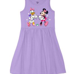 Wear Your Mind Girls Minnie Mouse Printed Fit and Flare Dress-image-77